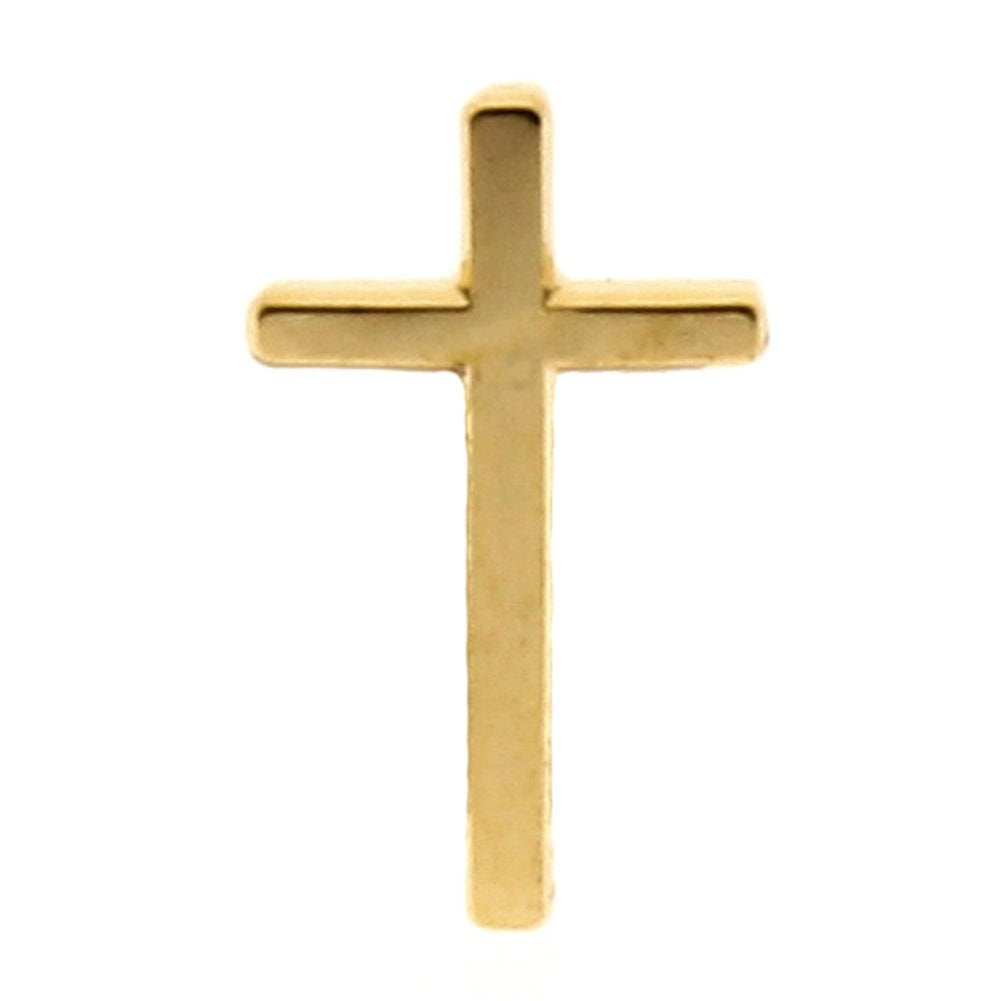 Gold Cross Enamel Pin – Classic Faith-Inspired Accessory
