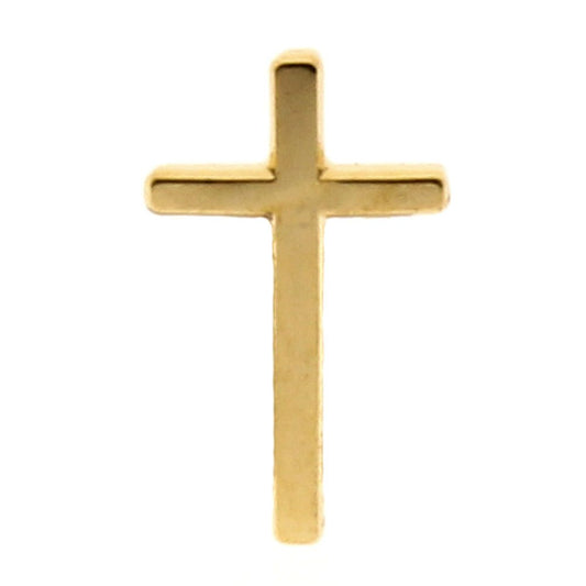 Gold Cross Enamel Pin – Classic Faith-Inspired Accessory