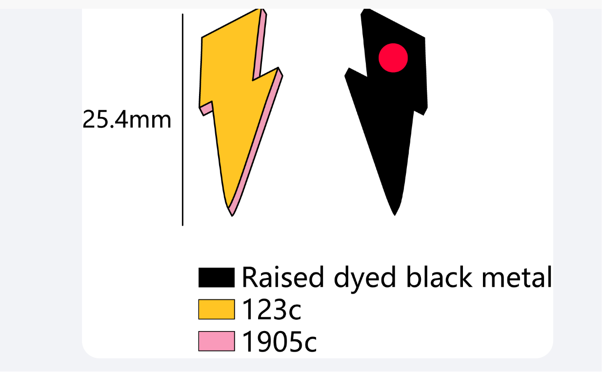 Yellow Lightning Enamel Pin – Mini Bolt Streetwear Accessory