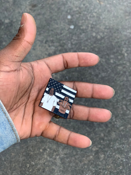 OutKast Inspired Enamel Pin – Retro Hip-Hop Collectible