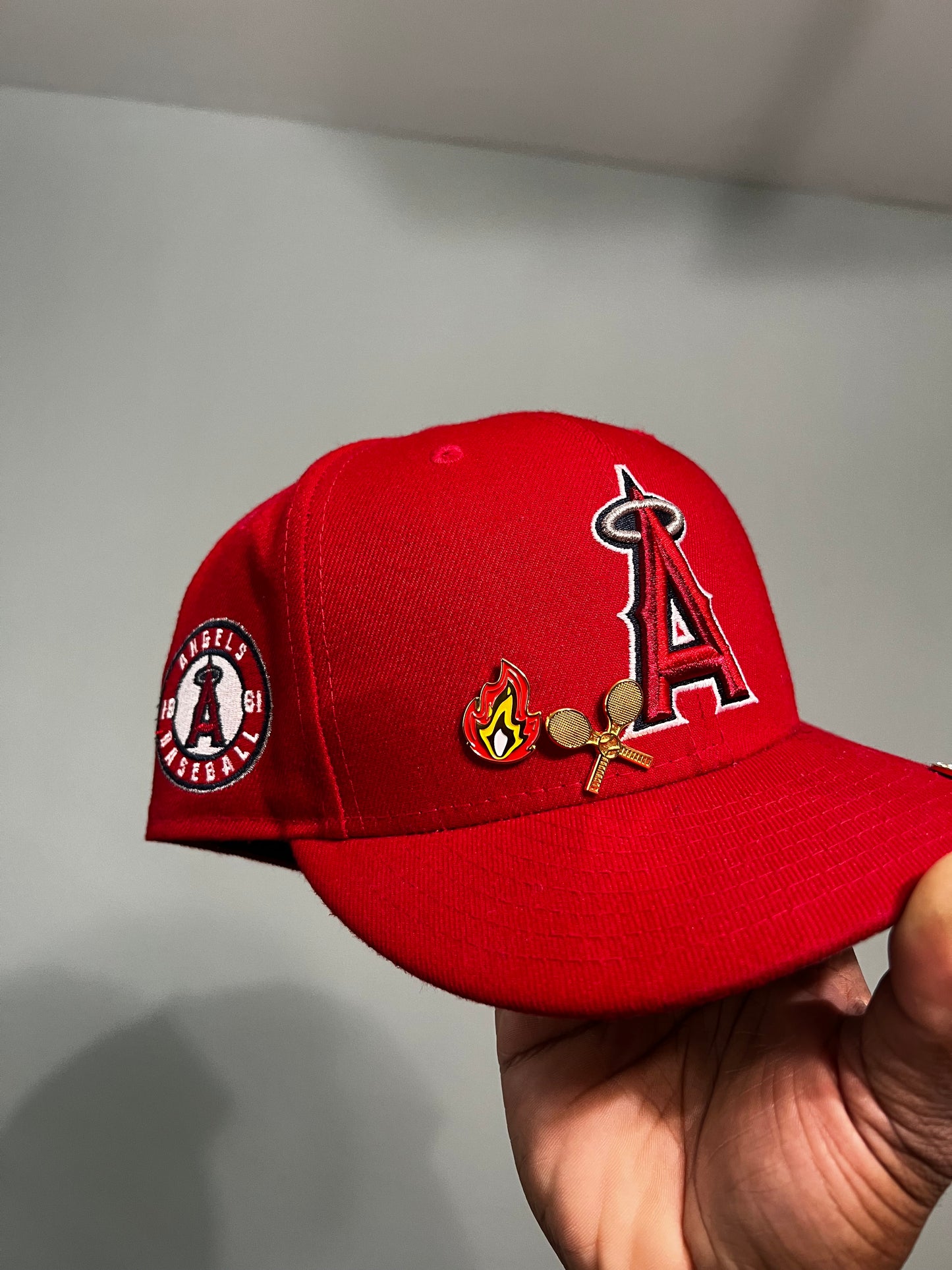 Flame Enamel Pin – Heat Check