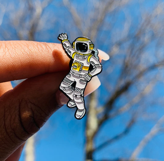 Astronaut Enamel Pin – Space Explorer Collectible
