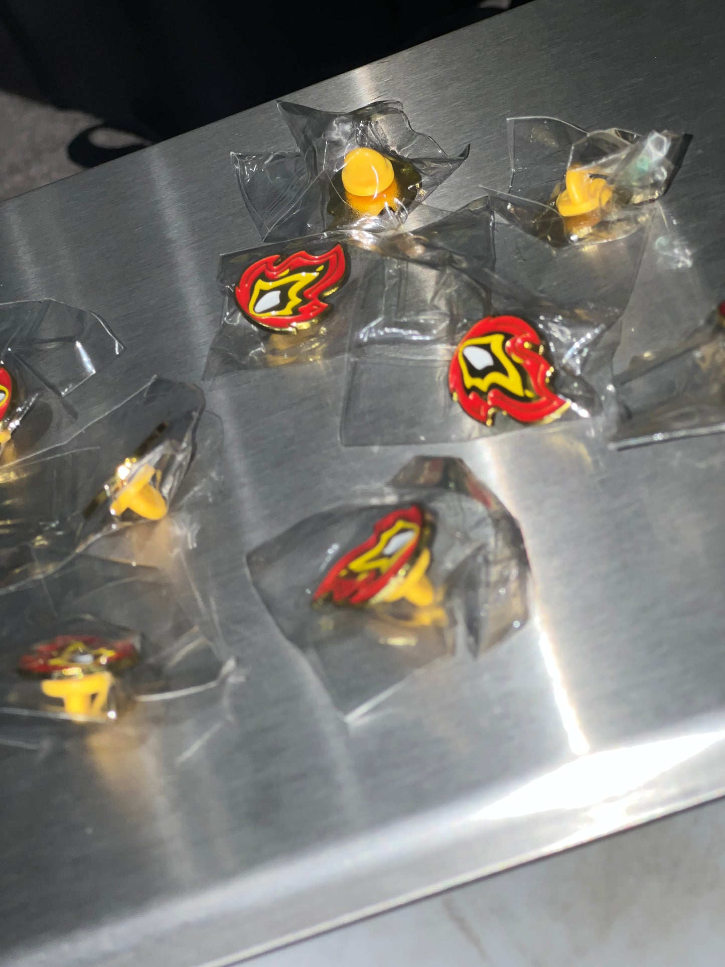 Flame Enamel Pin – Heat Check